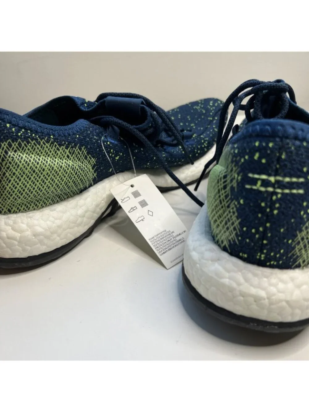 adidas PureBoost Legend Marine Knit Running Shoe B37776 Mens 13 New